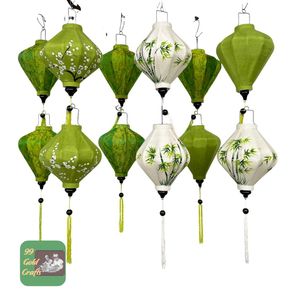 โคมไฟไหมโฮอิอันแบบดั้งเดิม ขนาด 10 20 30 ซม. 45 ซม. โคมไฟไม้ไผ่สั่งทำพิเศษสำหรับตกแต่งงานแต่งงาน ลานบ้าน หรือใช้เป็นโคมไฟในบ้าน - Product Image 1