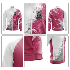Chaqueta Deportiva Sublimada con Impresión Personalizada, Transpirable, de Manga Larga, para Entrenamiento en Gimnasio, Running, Ciclismo y Ropa de Equipo - Product Image 5