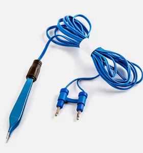 Pinzas bipolares manuales Ariston de 20 cm, tipo bayoneta, de acero inoxidable, juego de instrumentos, pinzas bipolares tipo bayoneta azules en venta - Product Image 5