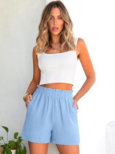 Shorts de sport pour femmes, écologiques, respirants, taille haute, motif floral, séchage rapide, extensibles, pour la course à pied, la remise en forme et l'entraînement - Product Image 2