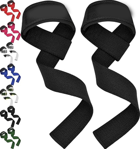 Correas de Levantamiento de Pesas SAMROZ SPORTS con Soporte Acolchado para Muñecas, Agarre de Gel Flexible Antideslizante |   Ideal para Levantamiento de Pesas, Fisicoculturismo, Gimnasio - Product Image 3