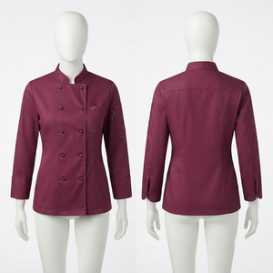เสื้อเชฟยูนิเซ็กซ์ Sales Blackhardson พรีเมียม ผ้าโพลีเอสเตอร์ 65% ผ้าฝ้ายทวิล 35% 240 GSM พิมพ์ลายซิลค์สกรีน สำหรับร้านอาหารและบาร์ - Product Image 1