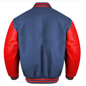 Custom High Quality Chenille Embroidery Patchwork Streetwear <b>Winter</b> <b>Jacket</b> Bomber Letterman Men <b>Leather</b> Varsity <b>Jacket</b> for Men - Product Image 6