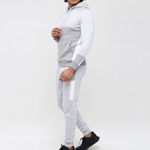 Smooth active <b>men</b> tracksuit cotton blend breathable fabric full sleeve <b>jacket</b> and trousers for travel casual and daily wear - Product Image 6