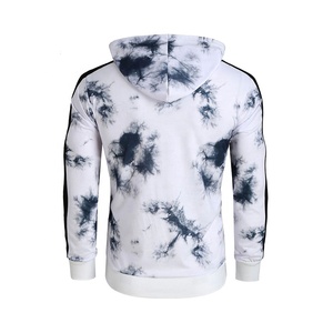 Sweat-shirt à capuche tie-dye pour homme, manches longues, avec poche avant, style streetwear décontracté - Product Image 2
