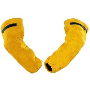 Mangas Protectoras de Cuero Reforzado para Soldadura, Resistentes a Chispas, para Trabajo Industrial Pesado, Bomberos y Construcción - Product Image 1