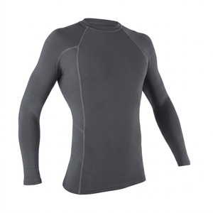 Rashguard pour homme de taille adulte, prix abordable, personnalisable, confortable et respirant, couleur unie - Product Image 5