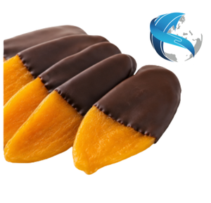 Mangues séchées douces enrobées de chocolat noir lisse du Vietnam pour la vente en gros - Product Image 4