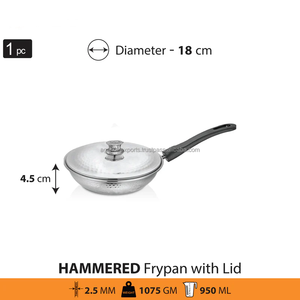 Sartén de Acero Inoxidable de Grado Comercial, Triple Capa, Profunda, de 1 Litro, Apta para Inducción, con Mango Largo Resistente al Calor y Duradero - Product Image 4