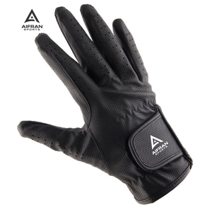 Gants d'équitation professionnels AIFRAN pour femmes, en cuir, avec grip, respirants, antidérapants, logo personnalisé, vente en gros - Product Image 3