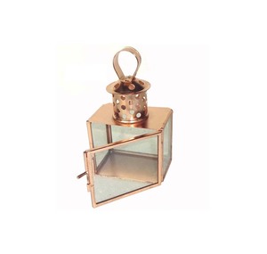 Modern Glass <b>Candle</b> Lantern - Product Image 2