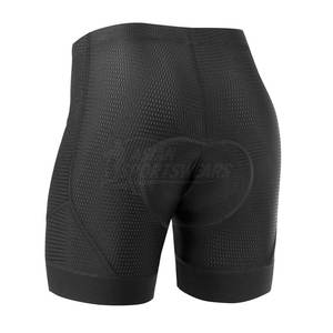 Shorts d'entraînement anti-friction rembourrés, séchage rapide, écologiques, respirants, unisexe, ajustés, avec coussinet intégré - Product Image 3