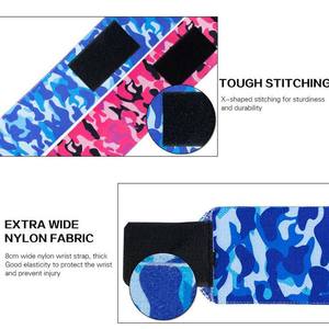 Bandes de poignet pour l'entraînement en salle de sport, pour la musculation, support robuste, bandes de poignet pour l'entraînement en salle de sport, pompes et soulagement de la douleur - Product Image 6