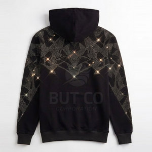 Top Quality Pakistan Made <b>Rhinestone</b> <b>Hoodies</b> High Quality Custom Logo <b>Rhinestone</b> <b>Hoodies</b> For Online Sale - Product Image 2