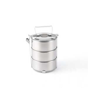 Lonchera de Acero Inoxidable con Compartimentos, Bento Metálica Hermética, Contenedor de Alimentos para Niños Escolares - Product Image 3