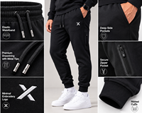 Pantalon de jogging en molleton pour homme X Sports City, personnalisable, multicolores, à cordon de serrage, poches latérales, décontracté, pour l'automne, haute qualité X