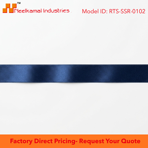 25mm Midnight Navy Single Face Satin Ribbon Wholesale 5 Rolls x 8 Meter for Patriotic Events Yacht Club Decor Gift <b>Bows</b> Factory - Product Image 4