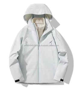 เสื้อฮู้ดสวมหัวแบบสลิมฟิตสำหรับผู้ชายเสื้อผ้าแนวสตรีทออกแบบได้ตามต้องการดีไซน์ผ้าขนแกะ400กรัมแบบมีซิป - Product Image 3