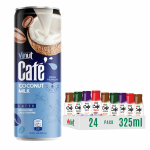 Bebida de café de coco de 325ml VINUT-Sin OGM, sin lácteos, sin gluten, Arábica y Robusta, Etiqueta Privada, OEM/ODM - Product Image 1