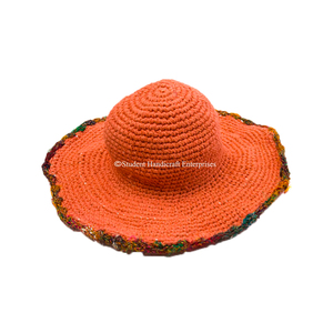 Cotton Sun Hat for Outdoor Activities Comfortable and Stylish <b>Needlework</b> Product - Product Image 1