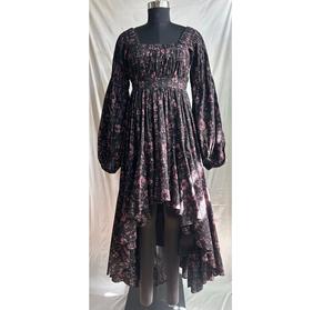 Vestido Midi de Algodón Cambray Estampado de Moda para Mujer, Estilo Informal, Corte Holgado, Cómodo, para Fiestas de Verano - Product Image 1