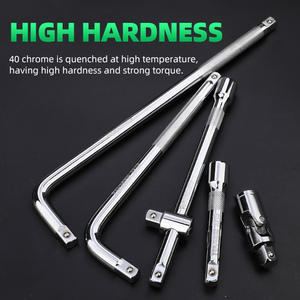 पेशेवर कस्टम क्रोम वैनेडियम हाथ उपकरण <span class=keywords><strong>3</strong></span>/8 "सॉकेट रिंच एक्सटेंशन बार सेट एल-टाइप आस्तीन एक्सटेंशन - Product Image 4