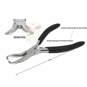 Pinzas para Remover Extensiones de Cabello – Herramienta de Apertura de Anillas Micro con Punta de Gancho de Acero Inoxidable para Salón - Product Image 3