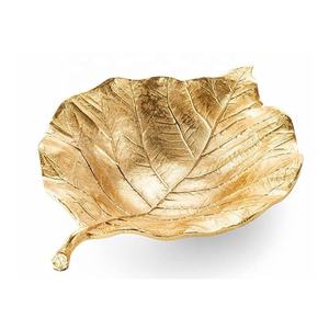 Tazón Decorativo Redondo de Aluminio Pulido con Baño Dorado para Servir Chocolate, para Hotel, Restaurante, Utensilios de Cocina - Product Image 3