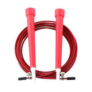 Corde à sauter réglable à roulement unique, poignée en matériau personnalisé, emballage portable, personnalisable pour usage en salle de sport, corde de fitness unisexe - Product Image 2