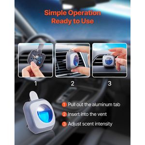 6-Pack New <b>Car</b> Air <b>Freshener</b> Vent Clip 4ml Each with Scent <b>Aromatherapy</b> Fresh Vents for <b>Car</b> Interior - Product Image 6