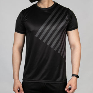 Men's Black Short Sleeve T-Shirt With <b>White</b> And Red Letter Print O-Neck Regular Fit Cotton Jersey Casual Graphic <b>Tee</b> - Product Image 1