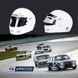 โรงงานผลิตหมวกกันน็อคสำหรับแข่งรถแบบเต็มใบ TBRACING HE-02 ระดับมืออาชีพ มาตรฐาน FIA 8859 ปี 2024 รับผลิตแบบ OEM ODM พร้อมโลโก้และสีตามสั่ง - Product Image 3