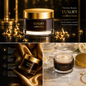 โลชั่นบำรุงผิวหน้าทองคำ 24K จากไต้หวัน OEM ครีมบำรุงผิวหน้าสูตรหรู ช่วยลดเลือนริ้วรอย - Product Image 5