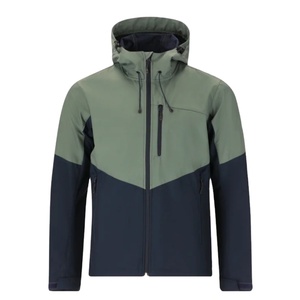 Veste de ski imperméable en softshell bleue pour homme MANWA, à capuche, pour sports d'hiver en plein air, coupe-vent, randonnée en montagne, snowboard, 220g, entièrement imperméable - Product Image 6