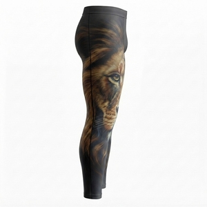 Leggings pour hommes de qualité supérieure, fabriqués avec un tissu extensible respirant offrant un confort, une flexibilité et des performances supérieurs pour tous les jours - Product Image 5