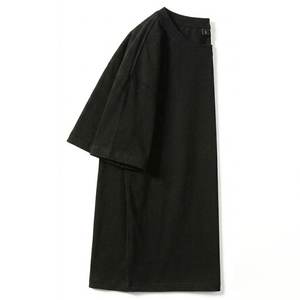 เสื้อยืดสีดำพิมพ์โลโก้ตามสั่งขายส่ง เสื้อยืดคอกลมแขนสั้นผู้ชายสไตล์วินเทจ ระบายอากาศได้ดี แห้งเร็ว ผลิตจากโพลีเอสเตอร์/คอตตอน - Product Image 3