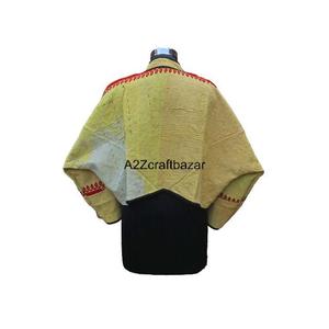 Chaqueta Kimono para Mujer Hecha a Mano, Tradicional, Vintage, Transpirable, Ecológica, 100% Algodón Puro, Reversible, con Botones - Product Image 6