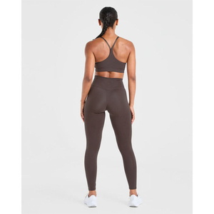 Soutien-gorge de sport réversible en maille froncée, personnalisé, confortable, à fines bretelles, haute performance pour femmes, idéal pour le fitness - Product Image 2