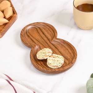 Farmhouse Round Serving Plate And Chocolate Tray Serving <b>Board</b> For Dining Eco-Friendly Serving Platter Gift - Product Image 3