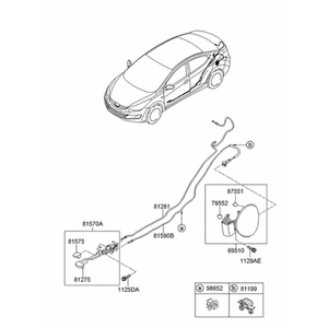 Pièces et accessoires automobiles et camionnettes neuves Elantra 695103X201 - Product Image 2