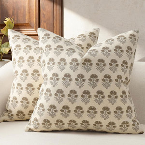 Funda de Almohada Cuadrada Moderna de Tela con Costuras Sólidas para Uso en el Hogar y Hoteles - Product Image 1