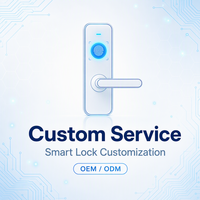 Service de personnalisation de serrures de porte intelligentes Tuya avec contrôle à distance via application Wi-Fi pour maison, hôtel, appartement