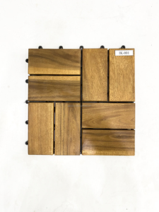 Baldosas de Madera de Acacia Ecológicas, Antideslizantes, Impermeables y Resistentes a la Humedad, de 300*300 mm, para Terraza, Jardín y Patio Trasero - Product Image 4