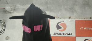 Humble Goat Lightweight Filled Vintage Hooded Fleece Puffer <b>Jacket</b> <b>Black</b> Pink Streetwear Unisex Autumn Regular Fit Full Sleeve - Product Image 4