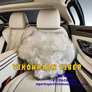 Vikohasan 15D HD Blanc 100% Fibre de Polyester Courte Douce Creuse Non-Siliconée pour Rembourrage Intérieurs de Voiture Filé à la Machine Recyclé - Product Image 2