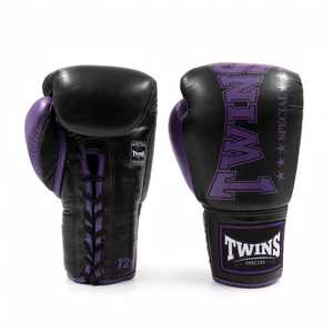 Guantes de Boxeo de Cuero de Alta Calidad Color Dorado Personalizados con Cierre de Gancho y Lazo y Correas Ajustables para Kick Boxing y Artes Marciales - Product Image 2
