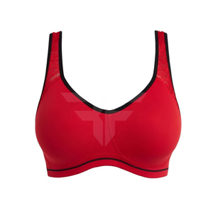 Women's Plus Size Lightweight Breathable Reversible Eco-Friendly Backless Four-Way Stretch Gym Fitness Sports Bra - Product Image 1