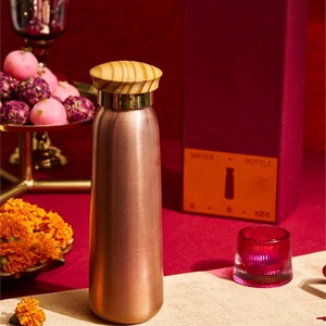 Printed Copper Water <b>Bottle</b> Designer Leakproof Ayurvedic Drinking <b>Bottle</b> with Artistic Print for Home Office Gym & Travel - Product Image 5
