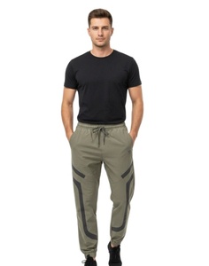 <b>Men's</b> Jogger Casual Sportswear Sweatpants <b>Fleece</b>-<b>Lined</b> Adjustable Ankle Cuffs Elastic Track Pant <b>Trousers</b> - Product Image 1