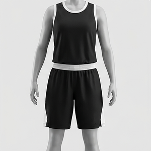 Activewear Basketball Uniform Moisture Control Fabric Modern Style Great Outfit Flexible Basketball Uniform - Product Image 4
